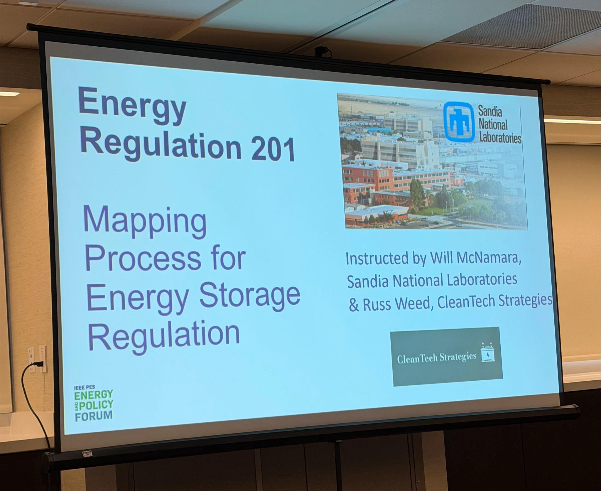 IEEE PES Enery and Policy Forum & MIT Visit